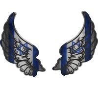 Autocollant Sticker Ailes Biker Motard Drapeau Pays Il Israel
