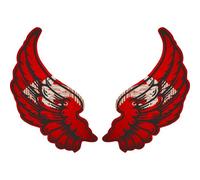 Autocollant Sticker Ailes Biker Motard Drapeau Pays Lao Laos Ancien
