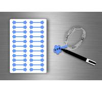 Autocollant Sticker Bijoux Prix Etiquette Magasin Bijouterie Diy - Bleu / Lot De 110