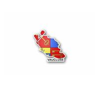 Autocollant Sticker Carte Drapeau Departement Exterieur Vaucluse