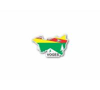 Autocollant Sticker Carte Drapeau Departement Exterieur Vosges