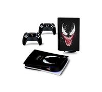 Autocollant Sticker de Protection FONGWAN pour Sony PS5 Console Disc Edition - venom 10221