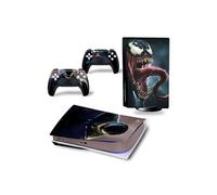 Autocollant Sticker de Protection FONGWAN pour Sony PS5 Console Disc Edition - venom 2097 G