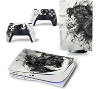 Autocollant Sticker de Protection FONGWAN pour Sony PS5 Console Disc Edition - venom 7681