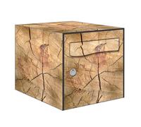 Autocollant Sticker Décoration Boîte aux lettres Tronc d'Arbre 2 Kit complet 5 Faces