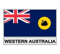 Autocollant Sticker Drapeau Australie Occidentale