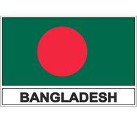 Autocollant Sticker Drapeau Bd Bangladesh