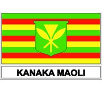 Autocollant Sticker Drapeau Hawaii Kanaka Maoli