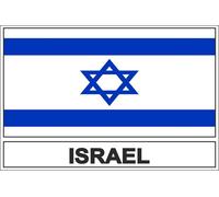 Autocollant Sticker Drapeau Il Israel