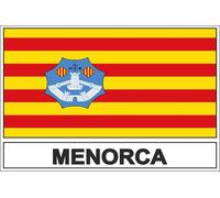 Autocollant Sticker Drapeau Minorca Minorque