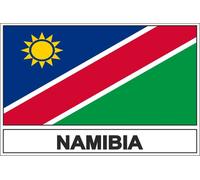 Autocollant Sticker Drapeau Nam Namibie