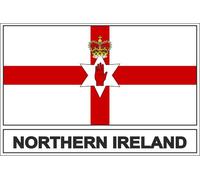 Autocollant Sticker Drapeau Nir Irlande Du Nord