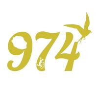 Autocollant Sticker Ile de la Reunion 974, Stickers Carte Reunion, Vinyle haute performance pour Voiture, Autocollants Paille En Queue, Margouillat (or)