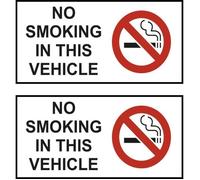 Autocollant sticker Interdiction de fumer voiture