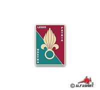 Autocollant / sticker - Legio Patria Nostra Légion Étrangère Fremdenlegion militaire, grand bandeau journalier armée de Terre 5x7cm #A2040