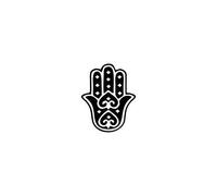 Autocollant sticker macbook laptop voiture moto main fatma fatima khamsa islam