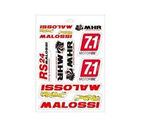 autocollant-sticker malossi assorti (24,5x35cm)