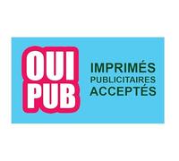 Autocollant Sticker Oui Pub Boîte aux Lettres Imprimés Publicitaires Acceptés Bleu et Rose