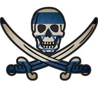 Autocollant Sticker Pirate Jack Rackham Calico Drapeau Pays Il Israel