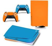 Autocollant Sticker pour Sony PS5 Édition numérique, Bleu et jaune-57 Bleu G