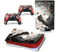 Autocollant Sticker pour Sony PS5 Édition numérique, GHOST OF TSUSHIMA-1425 G