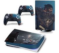 Autocollant Sticker pour Sony PS5 Édition numérique, GHOST OF TSUSHIMA-1433 G