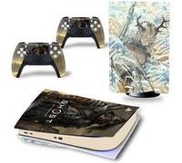 Autocollant Sticker pour Sony PS5 Édition numérique, GHOST OF TSUSHIMA-1435 G