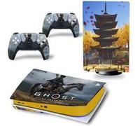 Autocollant Sticker pour Sony PS5 Édition numérique, GHOST OF TSUSHIMA-1437 G