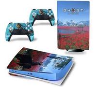 Autocollant Sticker pour Sony PS5 Édition numérique, GHOST OF TSUSHIMA-1441 G