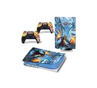 Autocollant Sticker pour Sony PS5 Edition numérique, God of War-1287