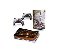 Autocollant Sticker pour Sony PS5 Edition numérique, God of War-1299
