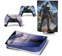Autocollant Sticker pour Sony PS5 Édition numérique, HALO：INFINITE-1497 G