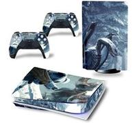 Autocollant Sticker pour Sony PS5 Édition numérique, Monster Hunter World-889 G