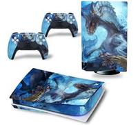 Autocollant Sticker pour Sony PS5 Édition numérique, Monster Hunter World-893 G