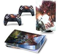 Autocollant Sticker pour Sony PS5 Edition numérique, Monster Hunter World-896
