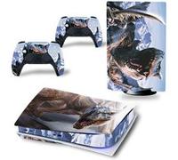 Autocollant Sticker pour Sony PS5 Édition numérique, Monster Hunter World-900 G