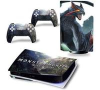 Autocollant Sticker pour Sony PS5 Édition numérique, Monster Hunter World-903 G
