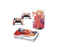 Autocollant Sticker pour Sony PS5 Edition numérique, NEON GENESIS EVANGELION-1523