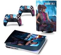 Autocollant Sticker pour Sony PS5 Édition numérique, Resident Evil 3-1199 G