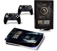 Autre accessoire gaming GENERIQUE Autocollant Sticker pour Sony PS5 Edition numérique, Resident Evil Village-1040