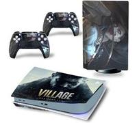 Autocollant Sticker pour Sony PS5 Édition numérique, Resident Evil Village-1048 G