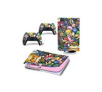Autocollant Sticker pour Sony PS5 Édition numérique, Super Mario Bros-3013 G
