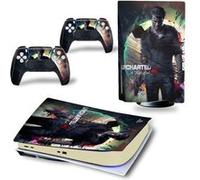 Autocollant Sticker pour Sony PS5 Edition numérique, Uncharted-140