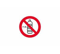 Autocollant Sticker Signalisation Panneau Bouteille Interdite Interdiction