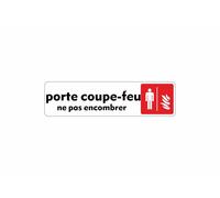 Autocollant Sticker Signalisation Panneau Porte Coupe Feu Ne Pas Encombrer
