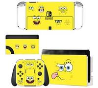 Autocollant Sticker Skin de Protection pour Nintendo Switch OLED, SpongeBob #38 G