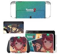 Autocollant Sticker Skin de Protection pour Nintendo Switch OLED, Xenoblade Chronicles2 #163 G