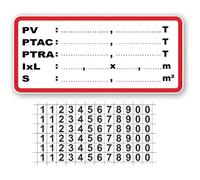 Autocollant sticker vinyl plaque de tare adhesive vehicule
