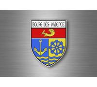 Autocollant Sticker Voiture Blason Ville Departement Adhesif Bourg Les Valence