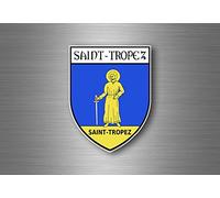Autocollant sticker voiture blason ville departement adhesif saint tropez st